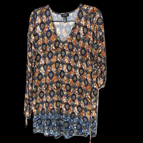 Boho Batik Print Tunic NWOT - Picture 5 of 11